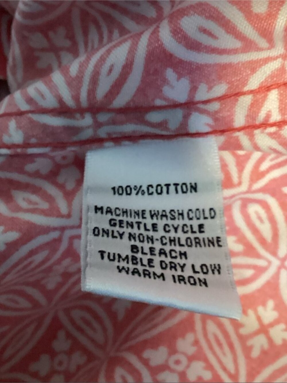 Pink Geometric Button-Down Shirt - Picture 6 of 6